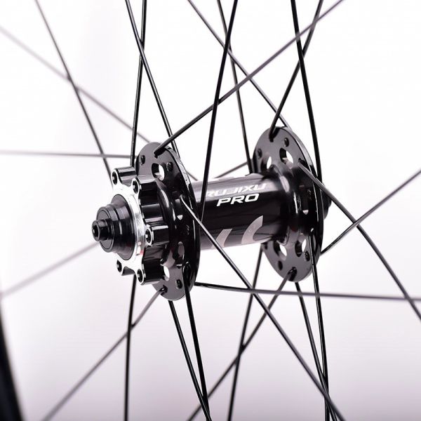 Jeu de roues de vélo de route personnalisé en alliage d'aluminium à six mâchoires pour frein à disque 700C, hauteur 38 mm