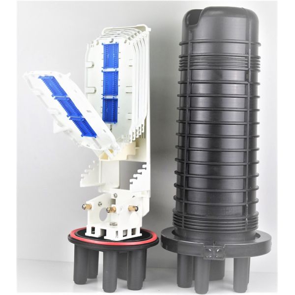 5 закрытие соединения оптического волокна купола портов FTTH, установка трубопровода 144 сердечников