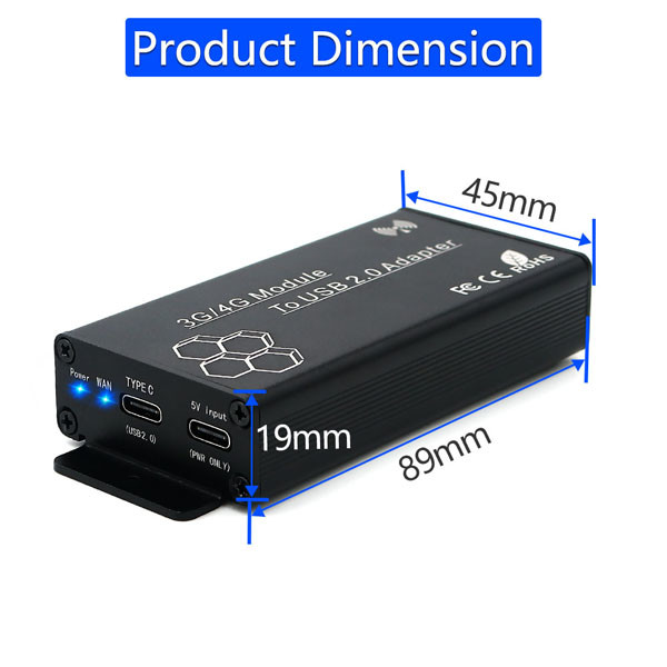 FCC NGFF к переходнику USB с интерфейсом вспомогательной силы слота SIM-карты для модуля WWAN/LTE