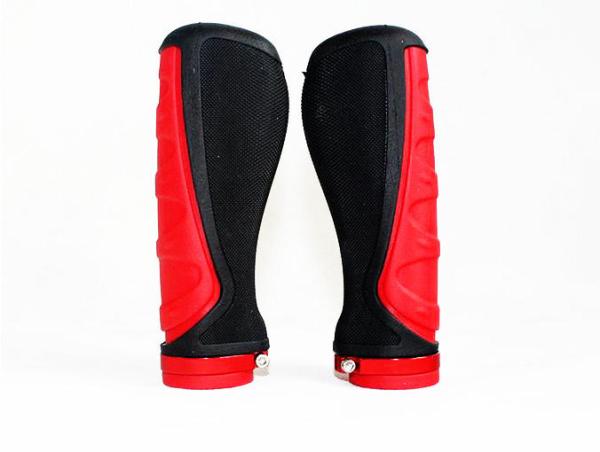 New Design Ergonomic Bicylce MTB High Quanlity Rubber&Alloy Lock Grips Components Bar End Handlebars Push On Soft Grips
