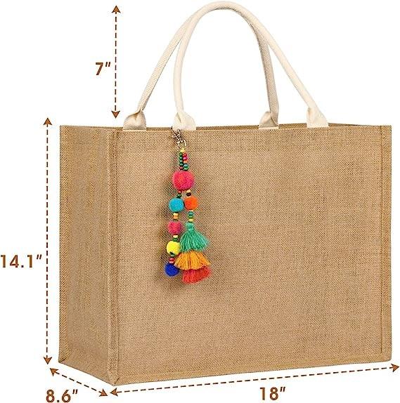 Beach Bag, Large Beach Bag For Women, Woven Straw Beach Tote Bag Waterproof, Weaving Swim Gym Shopping Travel Bag