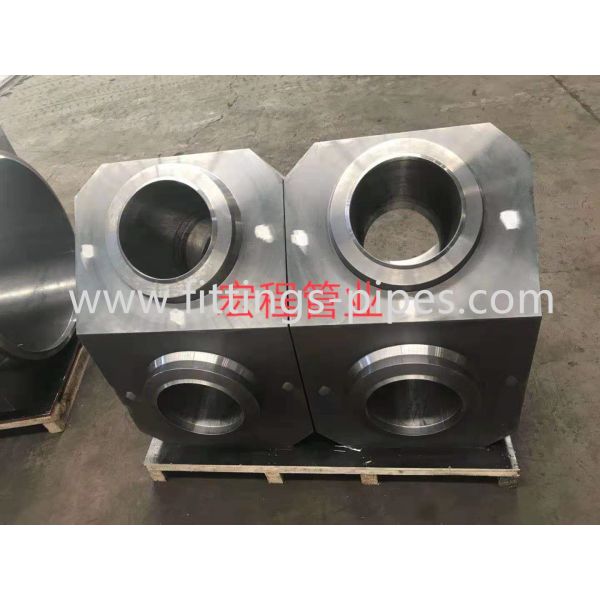 Asme B16.11 Forged Steel Pipe Fittings , 45 Degree Y Branch Pipe Fitting Lateral Tee