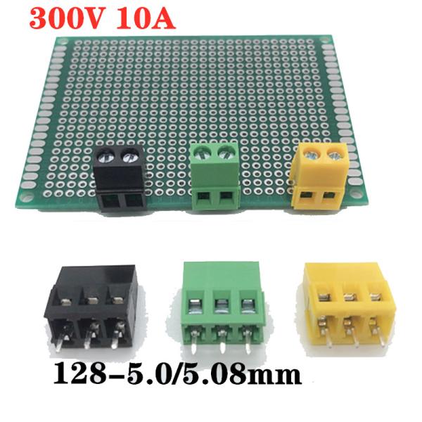 5.08mm Pitch PCB Mounted Screw Terminal Blocks 2P 3P Jointed