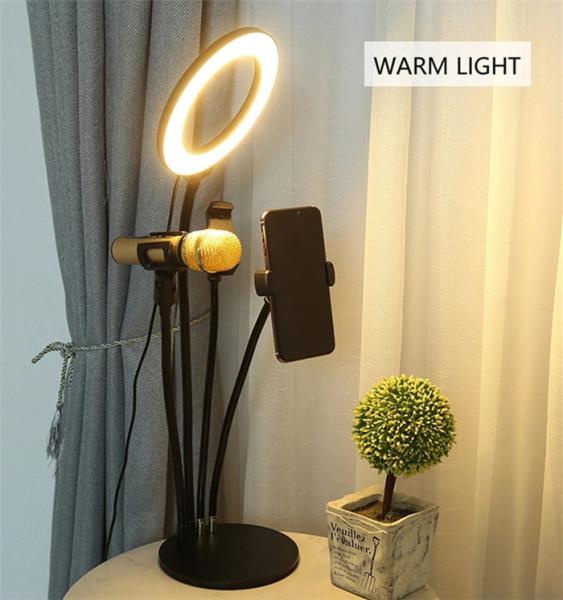 Indoor Swan Neck Bracket 6 Inch 6000K Beauty Fill Light