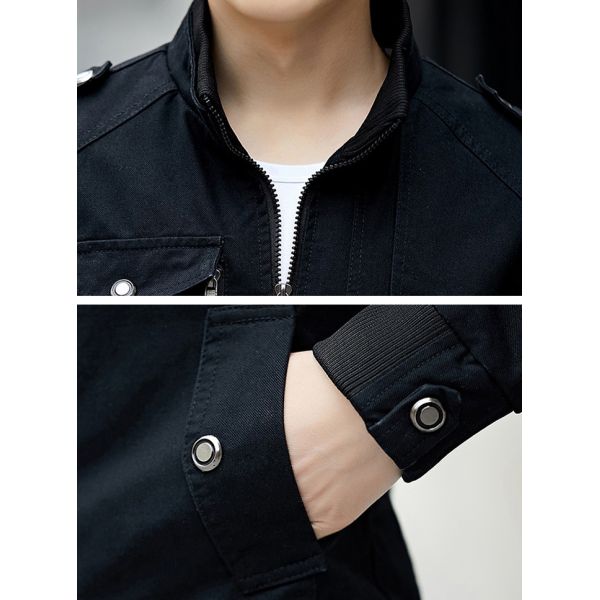 Уличная одежда наружная одежда ветроустойчивая Abrigo De Invierno Урожай длинный рукав Коммунальные работы мужчины плюс размер мужские куртки пальто