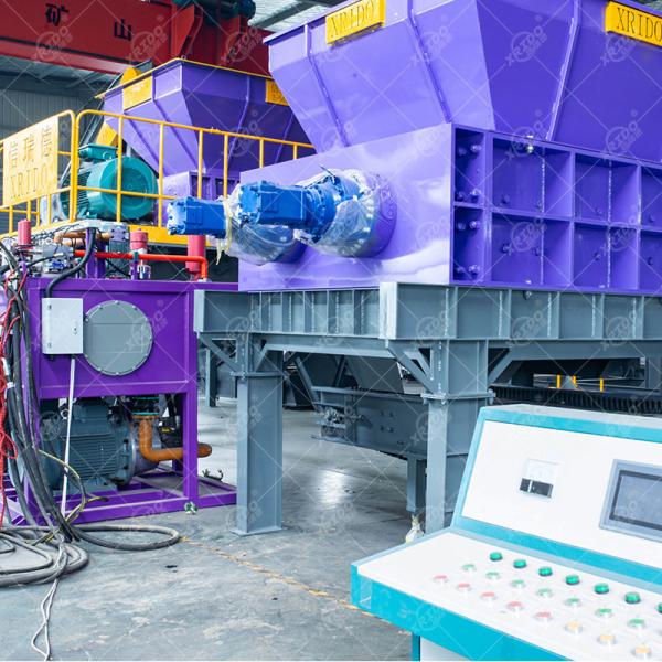 Xrido Double Shaft Waste Plastic Shredder 300-22000 Kg/hour Capacity