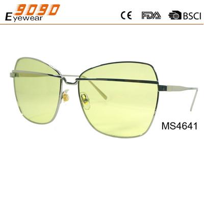 2017 new fashion sunglasses with metal frame,suitable for men and women