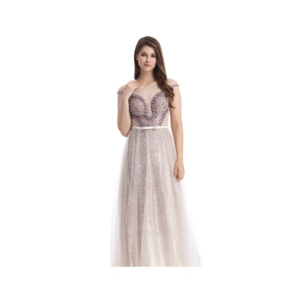 Golden Princess Color Sexy V Neck Mermaid Prom Dresses With Sash Zipper