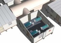 Casa Modular Prefabricada Hospital de Campo Móvel Abrigo de Emergência Habitação Para Área de Desastres