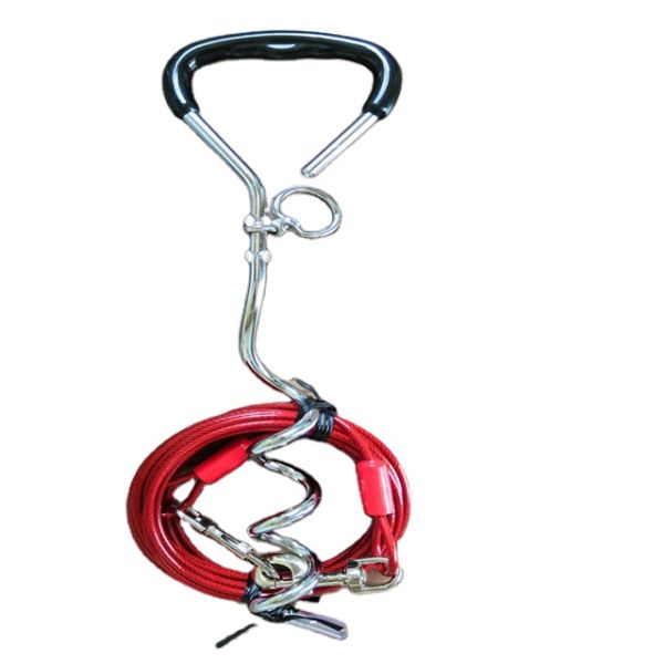 Steel Wire Rope Sling With Snap Hook 5mm for Dog Tie Out Cable