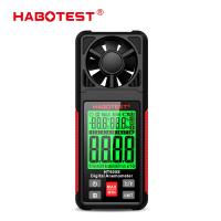HT605S Anémomètre numérique Flux d'air Ventimètre de vitesse du vent LCD rétroéclairage professionnel 3 en 1 Thermomètre hygromètre Anémomètre