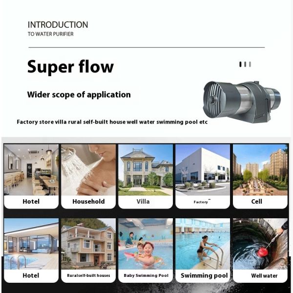 Ultrafiltration Under Sink Water Filter 304 Stainless Steel for Family