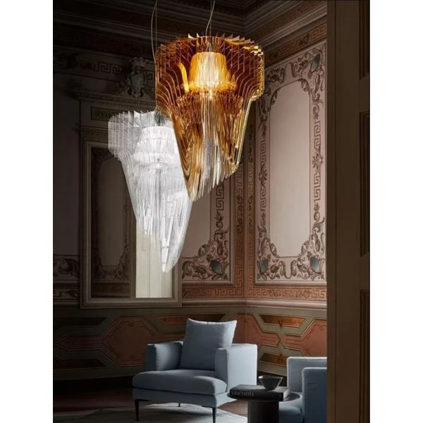 Nordic Modern Streamline Ceiling Pendant Lights Aria XL Pendant（WH-AP-630）