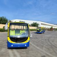 Autobús de turismo de nuevo estilo Autobús eléctrico Buggy 14 asientos Minibus sin puerta 7.5kw 72V
