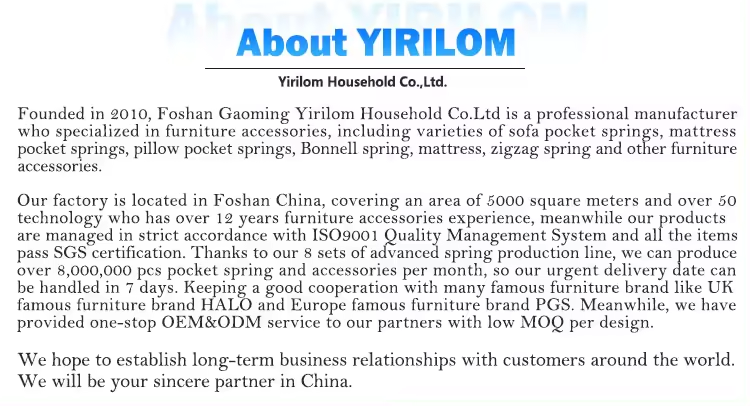 Диван с карманной пружиной Стальной карманной пружиной для долговременного комфорта