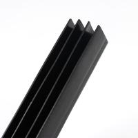 Soft and Colorful PVC Channel ceiling Holder Profile for Industrial Plastic Customized