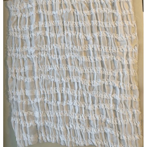 French Style Pleated Lace Fabric For Mesh Breathe Premium Lace Fabric Luxury