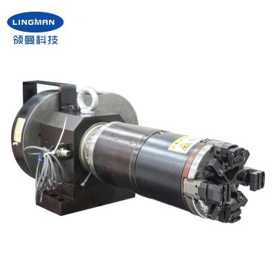 LINGMAN 125C Double-acting Laser Rotary Axis Chuck Feeding Rear Chuck