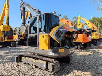 Excavadora hidráulica Volvo EC60D usada com capacidade de balde de 0,32 m3