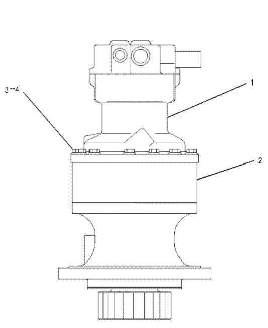 1695549 2676837 3333072 E311C E 312C E 312C Swing Gearbox Motor Rotation Gearbox