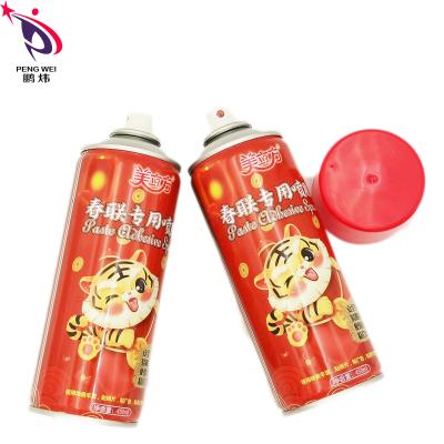 MSDS Nontoxic Paste Adhesive Spray Multipurpose With Plastic Cap