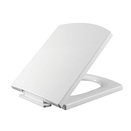 Toilet Seat Cover PP UF Duroplast Plastic Material Durable Soft Close Solid Color From Xiamen China