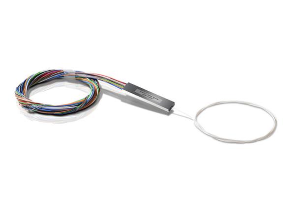 Steel Tube FTTH FTTB Plc Optical Splitter 1x2 1x4 1x8 No Connector