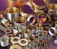 CuPb10Sn10 Bimetal Bushing , Flanged Bimetal Steel Bearings By Size