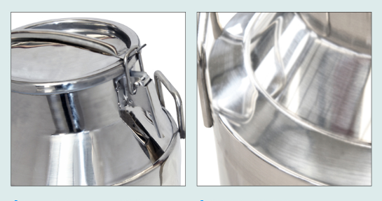 50 Litre Stainless Steel Milk Can Double Layers Insulation Bucket Carrying Ladle