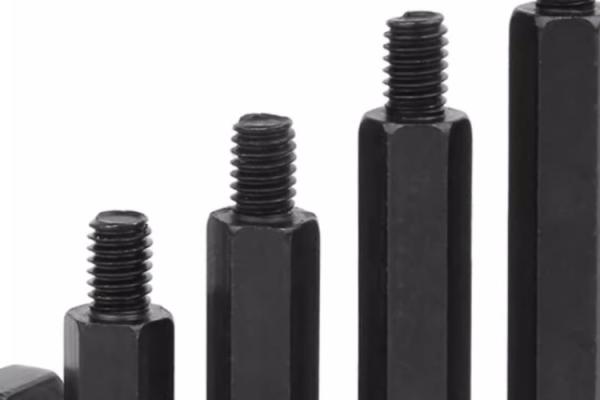 M4 M5 M6 Carbon Steel Male And Female Hex Head Standoff Black plating Metal standoff