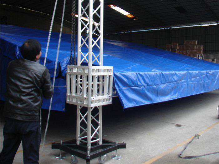 Система 500mm до 4000mm алюминиевой квадратной TrussTriangle крыши TUV связывая