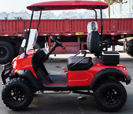 Baterías de 72 voltios Nuevo Golf eléctrico personalizado Buggy Carro de golf calle legal 4 plazas Carro de golf parrilla delantera con faros