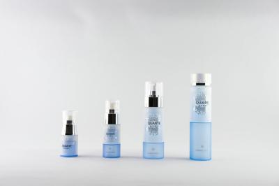Garrafas plásticas luxuosas da loção, garrafas mal ventiladas molhadas da bomba da proteção 50ml