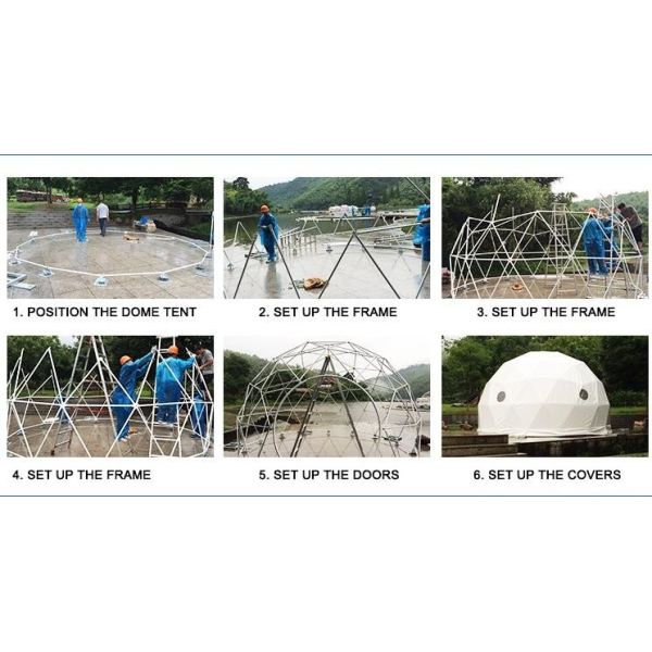 шатер партии купола иглу шатра гостиницы шатра геодезического купола зимы 8M располагаясь лагерем водоустойчивый