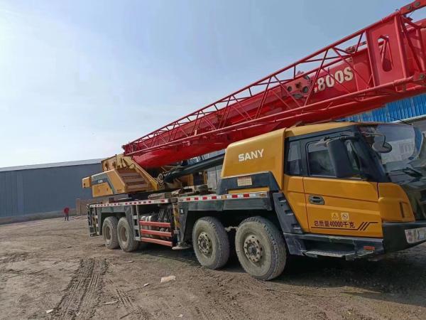 STC500S usou Crane Sany 83km/H de 50 toneladas para operações de levantamento pesadas