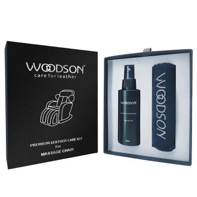 Kit de limpeza de couro para cadeira de massagem 150 ml líquido de limpeza e condicionador de couro