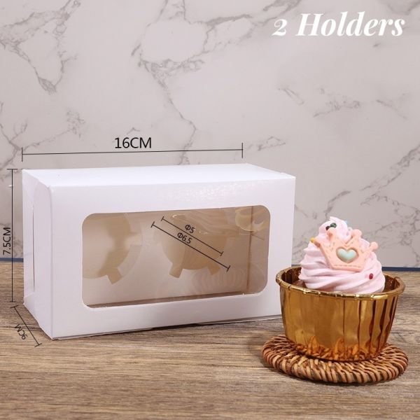 Paper Cupcake Boxes with Lining 12 Hole Package Size 57.00cm * 47.00cm * 37.00cm