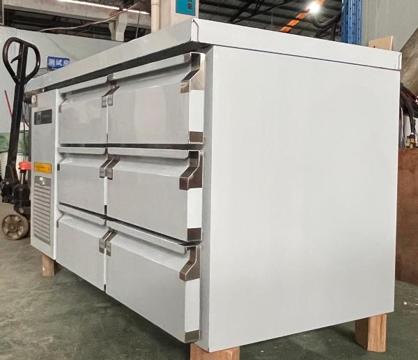 A Special Fridge of Restaurant Kitchen Under Bench Drawer