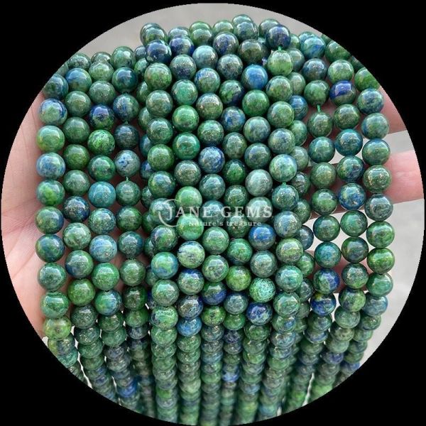 Round Shape Gemstone Beads Assorted Colors Indian Agate Unakite Crystal Healing Stone Loose Bead Strands  for Your Jewelry Making Needs