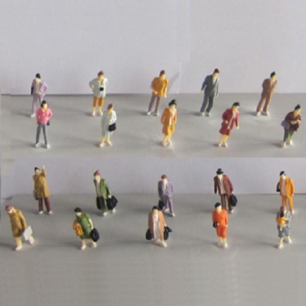 1:87 boutique standing figures--miniature figures,painted figure,color people,HO figures