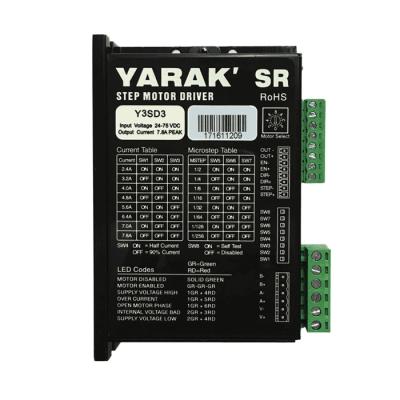 Y3SD3 7.8A 3 Phase Stepper Motor Driver With Alarm Output  24-75VDC Input Voltage 1.5 - 7.8A Current Output