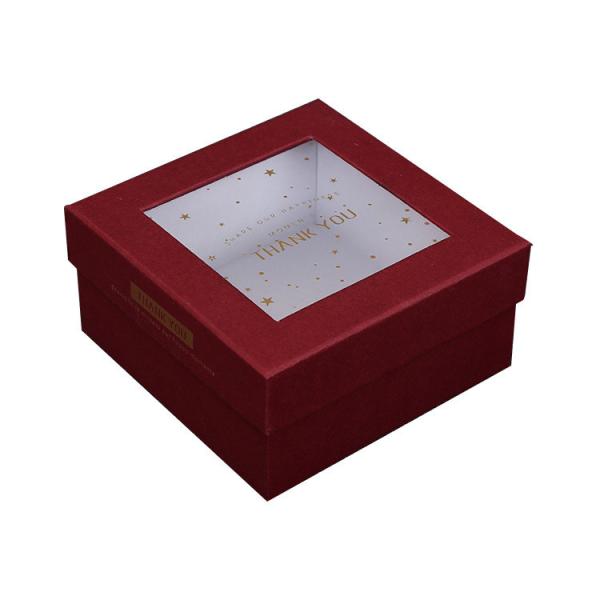 Cartão de presente de casamento personalizado com janela L*W*H cm adaptado às suas necessidades