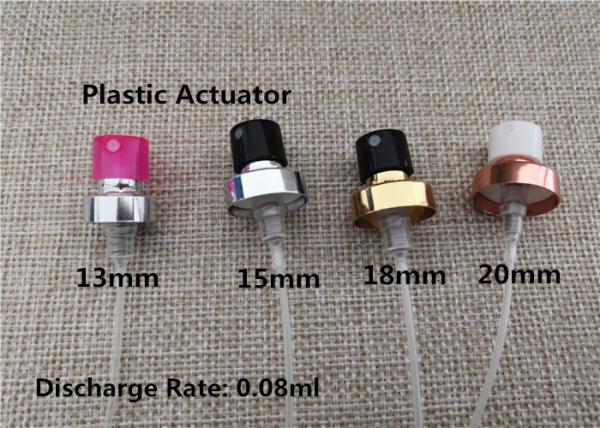 Purple Color PP Perfume Pump Sprayer Aluminium Material Eco Friendly