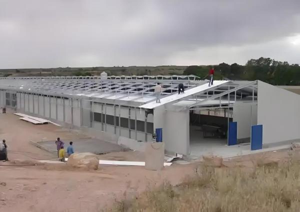 Prefabricated Steel Frame Poultry House with Fully Automated Chicken Farming Equipment