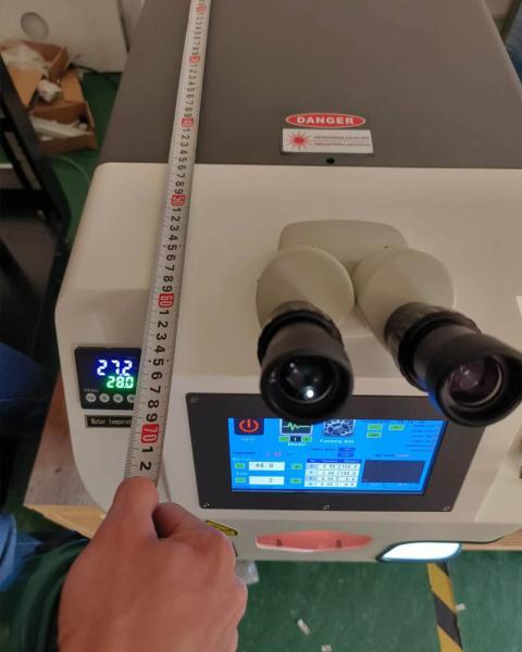 Crystal Applicable Portable Jewelry Laser Welding Machine for Gold Silver Glasses Frame Mold 60W 100W PLT Format Supported