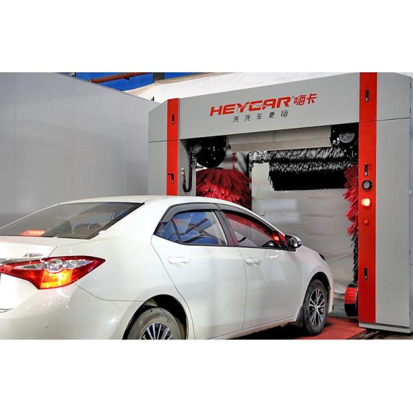 Water Spraying System Full Automatic Car Wash Tunnel Machine with Dryer and Drying Brushes 368*230*285cm
