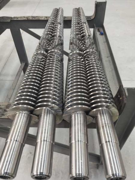 Chrome Plating Conical Twin Screw Extruder Barrel For Pvc Sheet 65/132