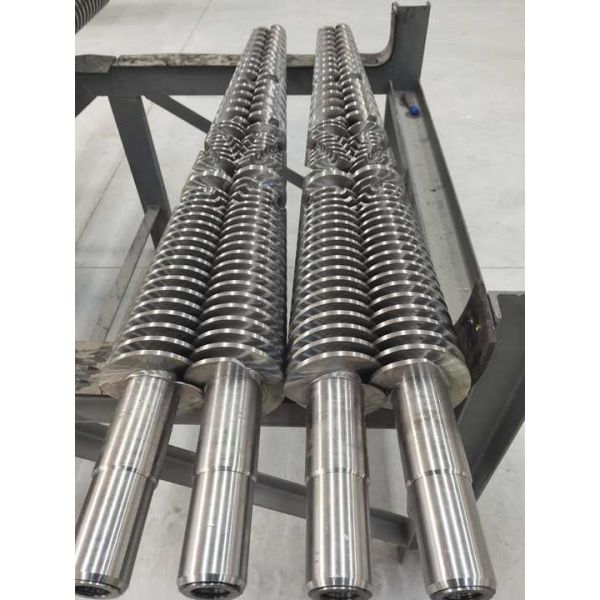 Chrome Plating Conical Twin Screw Extruder Barrel For Pvc Sheet 65/132