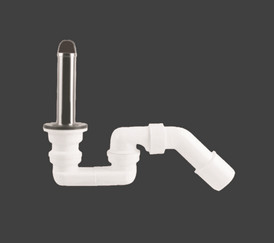 ODM White Plastic Wash Basin Drainer 1-1/2in X 50mm Sink Waste Drainer