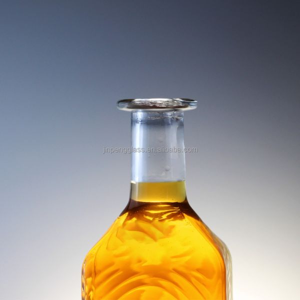 Transparent Glass Miniature Wine Bottles with Cork 75cl Glass Bottles